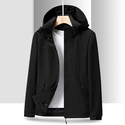 Muškarci, par, vanjska jakna s kapuljačom, odvojiva vanjska odjeća, prozračna jakna dugih rukava, zelena ljubičasta planinarska jakna, velika veličina za djevojke: 5xl 6xl