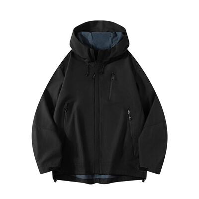 Nove muške vanjske jakne Muške proljetne ležerne jakne s kapuljačom Kaputi Muške jesenske vodootporne modne marke vjetrovke Jakne muške 3XL