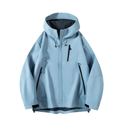 Nove muške vanjske jakne Muške proljetne ležerne jakne s kapuljačom Kaputi Muške jesenske vodootporne modne marke vjetrovke Jakne muške 3XL