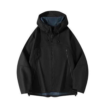 Nove muške vanjske jakne Muške proljetne ležerne jakne s kapuljačom Kaputi Muške jesenske vodootporne modne marke vjetrovke Jakne muške 3XL