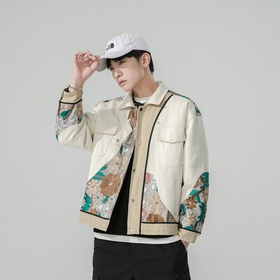 Bomber jakne Muška modna, ležerna vjetrovka, jakna, kaput, vez, jesen, zima, nova gornja odjeća, tanka vojna motociklistička jakna