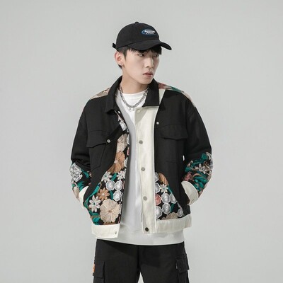 Bomber jakne Muška modna, ležerna vjetrovka, jakna, kaput, vez, jesen, zima, nova gornja odjeća, tanka vojna motociklistička jakna