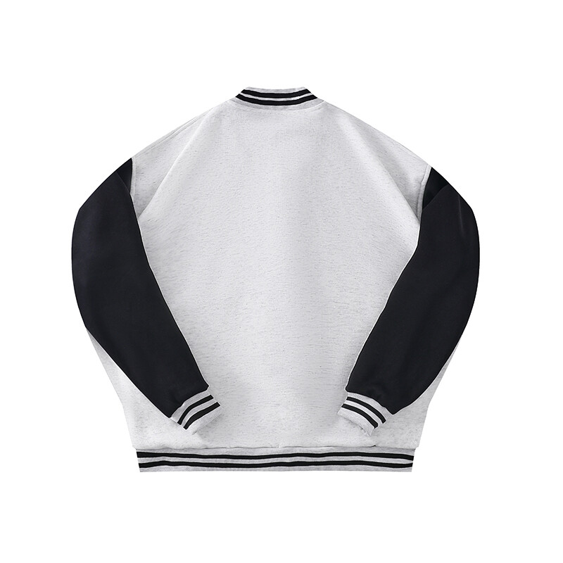 Unisex Baseball Jersey Jakna Labavi kroj Patchwork Colour Clash Jakna Sveučilišni stil Dugih rukava za par, Ženska Muška Majica