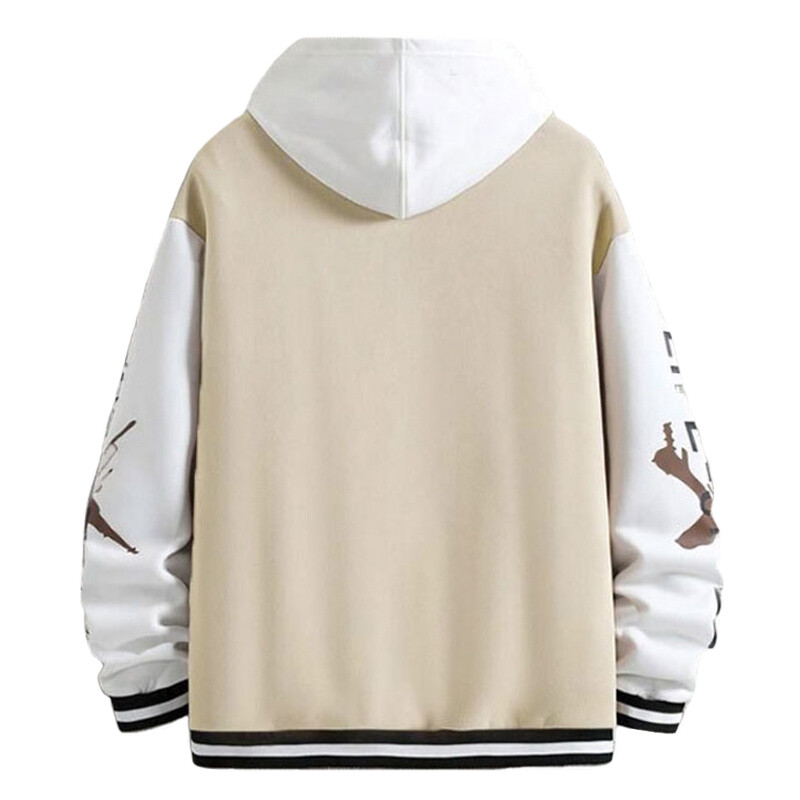 Muške jakne Kaput Proljeće Jesen Ležerna odjeća za golf dugih rukava Muška bejzbol jakna Modna vjetrovka s o-izrezom s printom Muški kaputi