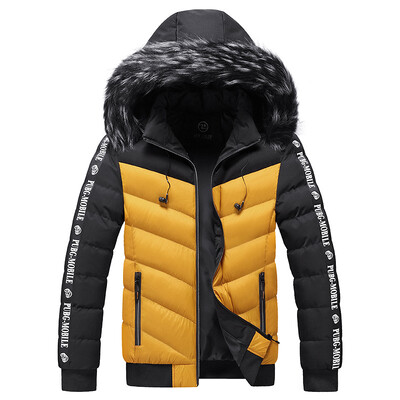 Iarnă Bărbați Jachete Parkas cu Glugă Călduță Îmbrăcăminte de îmbrăcăminte pentru bărbați Parkas Paltoane Bărbați Toamnă Pălărie detașabilă Ținute Parkas Paltoane Bărbați