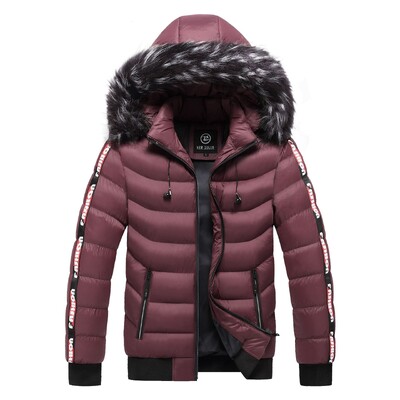 Iarnă Bărbați Jachete Parkas cu Glugă Călduță Îmbrăcăminte de îmbrăcăminte pentru bărbați Parkas Paltoane Bărbați Toamnă Pălărie detașabilă Ținute Parkas Paltoane Bărbați