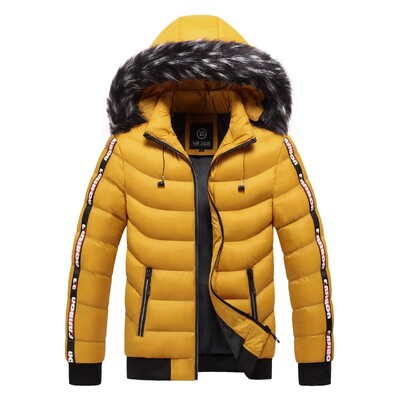 Iarnă Bărbați Jachete Parkas cu Glugă Călduță Îmbrăcăminte de îmbrăcăminte pentru bărbați Parkas Paltoane Bărbați Toamnă Pălărie detașabilă Ținute Parkas Paltoane Bărbați