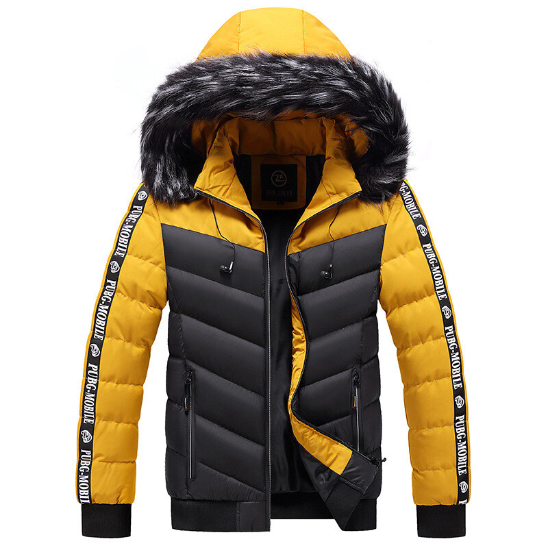 Iarnă Bărbați Jachete Parkas cu Glugă Călduță Îmbrăcăminte de îmbrăcăminte pentru bărbați Parkas Paltoane Bărbați Toamnă Pălărie detașabilă Ținute Parkas Paltoane Bărbați
