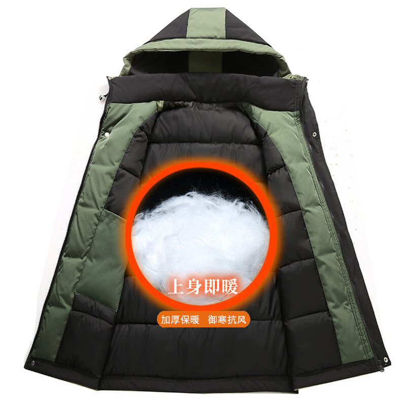 Cargo parke Muška zimska debela vjetrobranska jakna Plus veličina 10XL 11XL Modna ležerna jakna za kampiranje Kaput muške parke s kapuljačom