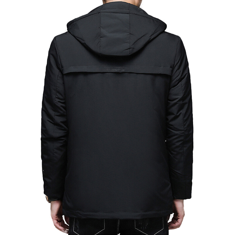 TREESOLO Meeste Talvine Soe Paks Parkas Suures Suuruses Puuvillane Eemaldatav Müts Meeste Jope 5XL Välisriided Taskuga Meeste Uus 5XL Klassikaline Mantel