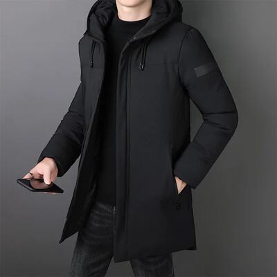 Modne Pike jakne Visokokvalitetne muške deblje vjetrovke jakne i kaputi Zimske duge donje jakne za muškarce Ležerne zimske kapute