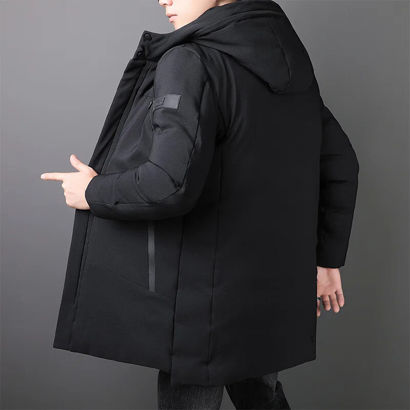 Modne Pike jakne Visokokvalitetne muške deblje vjetrovke jakne i kaputi Zimske duge donje jakne za muškarce Ležerne zimske kapute