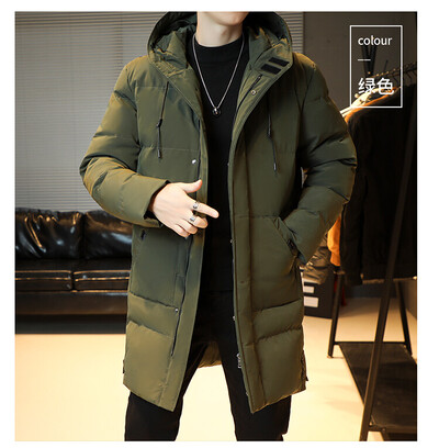 Най-високо качество, нова марка, ежедневна мода с качулка, дълги удебелени връхни дрехи, паркове, яке, мъжко зимно палто с ветровка, мъжко облекло, извънгабаритни
