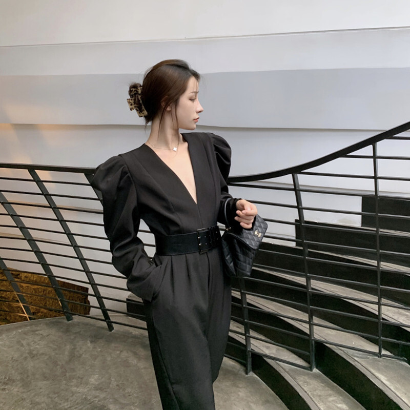 Body koos vööga Naiste püksid Elegantsed kontorinaised Korea mängukostüümid Mood Naiste Ropa Mujer Otoo vabaaja püksid