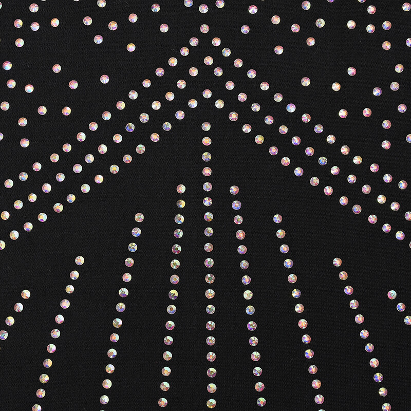 Μαύρες γυναικείες φόρμες με λαμπερό σχέδιο στρας Λεπτό επίσημο βραδινό πάρτι μονοκόμματη σέξι ολόσωμη φόρμα με φαρδιά πόδι