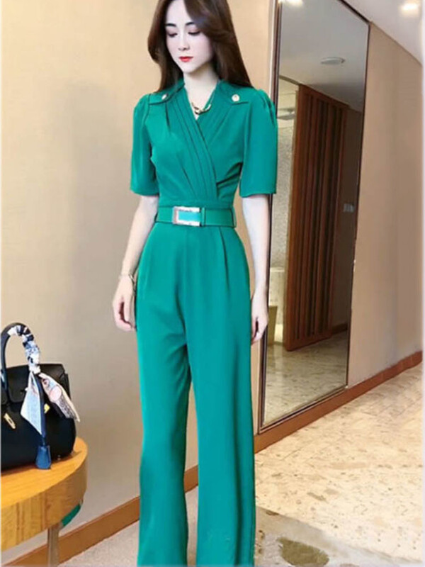 Novi dolazak 2024. Modni kombinezon za vježbanje Seksi gumbi s V-izrezom Fitness Sportski kombinezon za žene Ljetne dame Fmelae