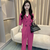 Ženski modni jednodijelni kombinezon Ljeto 2024. Nove hlače širokih nogavica Elegantni ženski kombinezoni za veće veličine