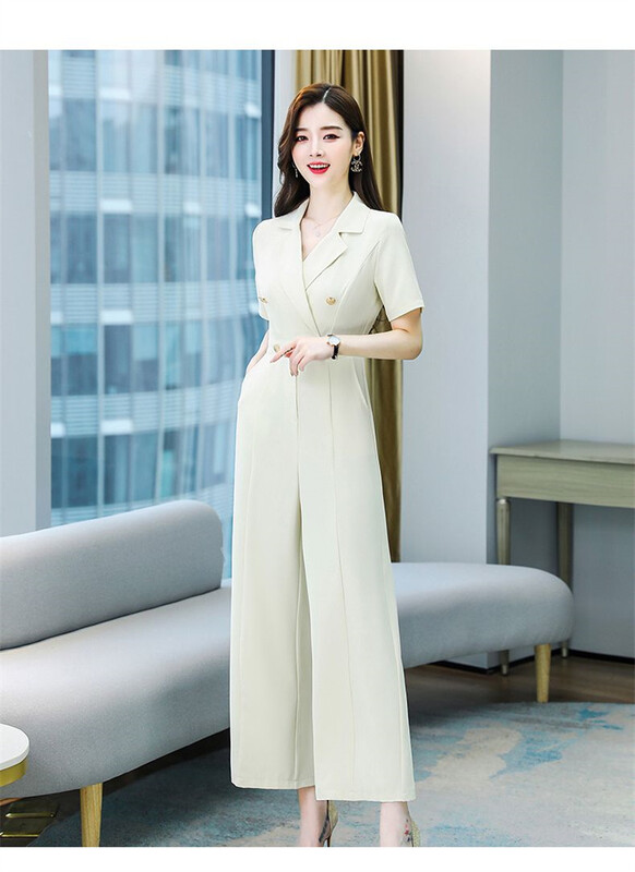 Njegujte jedan moralni karakter. Ljetni kombinezon za žene 2023. Novi stil u stilu boginje Visokog struka, uske hlače spuštenih širokih nogavica