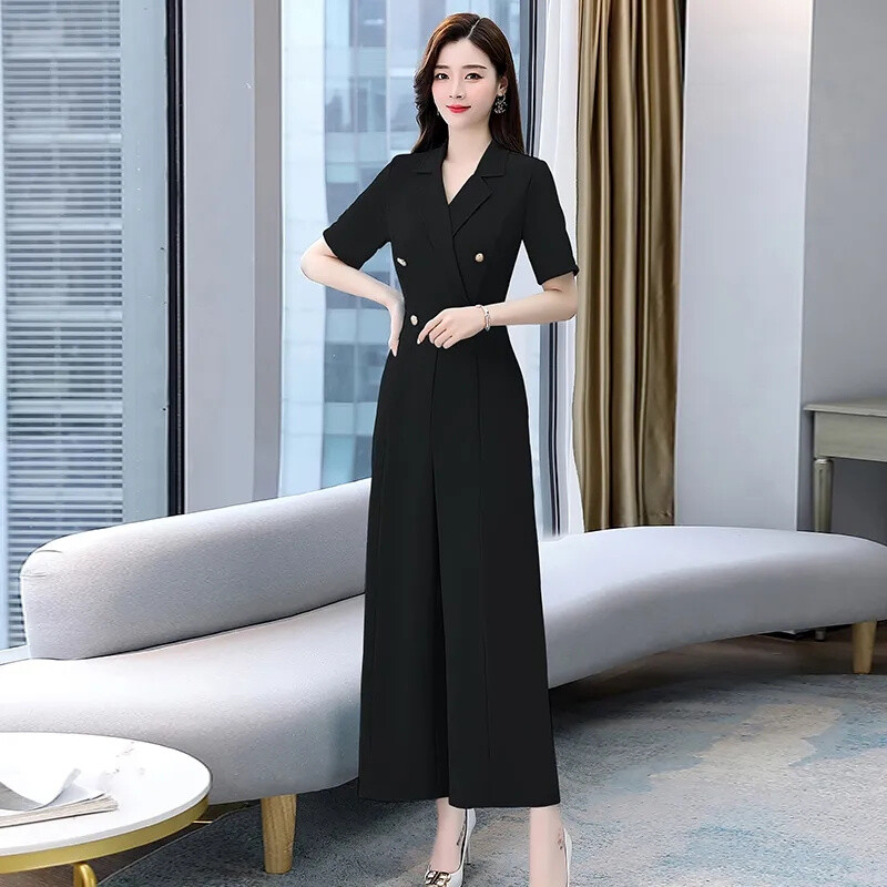 Njegujte jedan moralni karakter. Ljetni kombinezon za žene 2023. Novi stil u stilu boginje Visokog struka, uske hlače spuštenih širokih nogavica