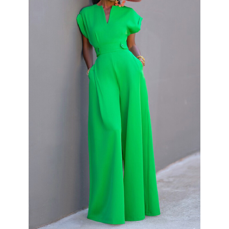 Krisnanas New Traf Women 2024. Ženski jednodijelni jednodijelni kombinezoni širokih nogavica s kapom i rukavima za urbane jednostavne prigode