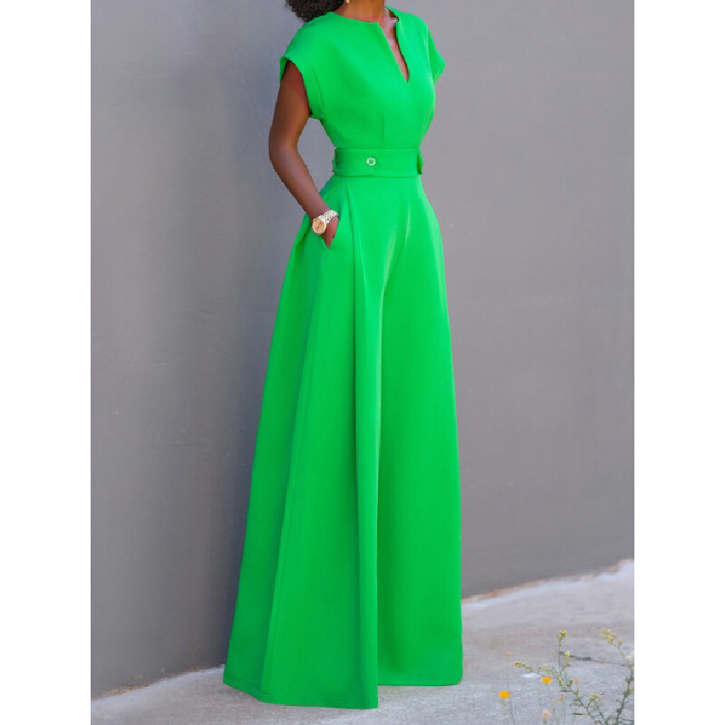 Krisnanas New Traf Women 2024. Ženski jednodijelni jednodijelni kombinezoni širokih nogavica s kapom i rukavima za urbane jednostavne prigode