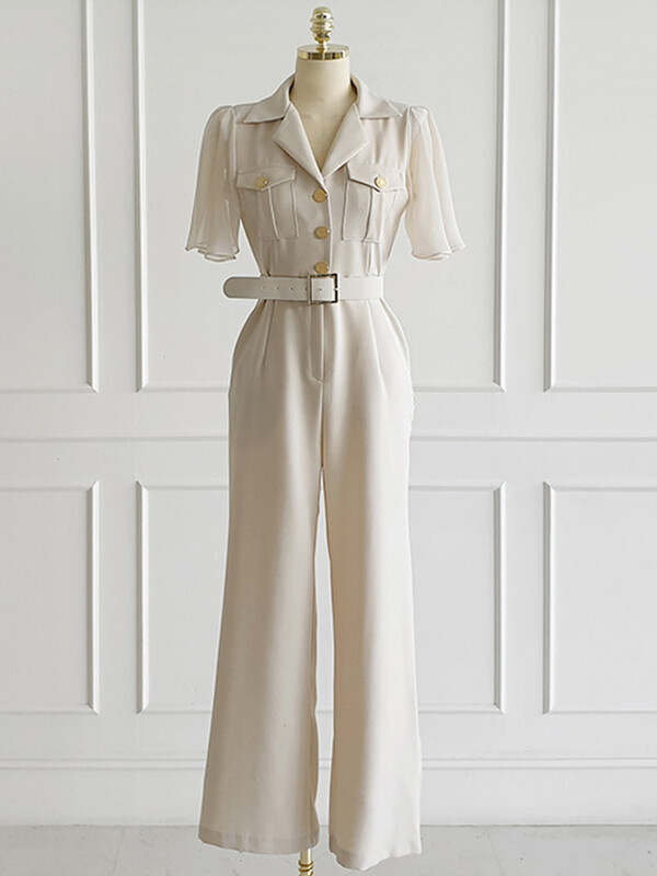 Mood suvised ühes tükis pikad kampsunid naiste riided Elegantne pidulik vintage lühikeste varrukatega naistele Mujer laia säärega lahtised püksid