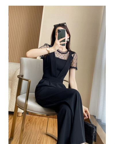 2024. Novi ljetni tanki vrhunski temperamentni kombinezon Tanak modni šik ženski kombinezon visokog smisla