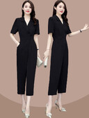 Ljetni ženski seksi kombinezon 2024 Streetwear Bodi bez rukava s V-izrezom Jednobojni sportski kombinezon Street Wear Romper T122