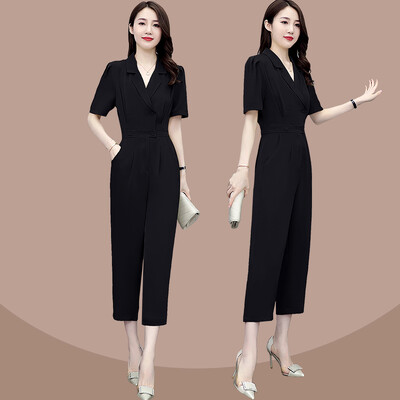 Ljetni ženski seksi kombinezon 2024 Streetwear Bodi bez rukava s V-izrezom Jednobojni sportski kombinezon Street Wear Romper T122