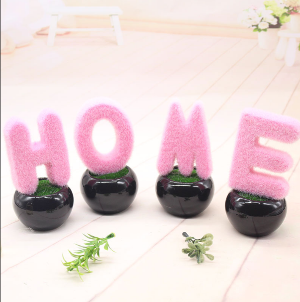 Opremanje doma Volim umjetno cvijeće kreativne zelene biljke male biljke u saksiji radni stol dnevna soba spavaća soba mini ukrasni bonsai