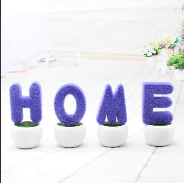 Opremanje doma Volim umjetno cvijeće kreativne zelene biljke male biljke u saksiji radni stol dnevna soba spavaća soba mini ukrasni bonsai