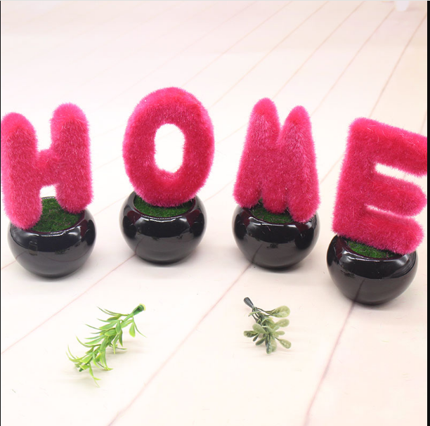 Opremanje doma Volim umjetno cvijeće kreativne zelene biljke male biljke u saksiji radni stol dnevna soba spavaća soba mini ukrasni bonsai