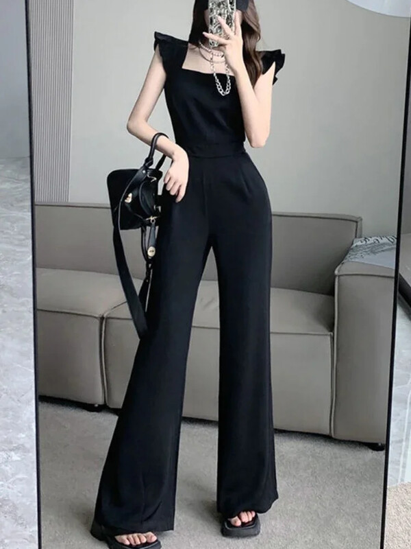 Salopete Femei Solid Design Seducător Cozy Stil coreean Simplu Noi Doamne Vară Cool Timp liber Moda Clasic All-metch Ins