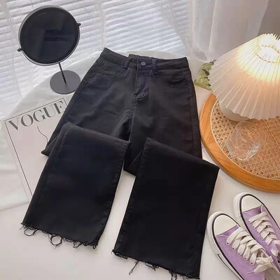 Ljetne tanke muške traperice Ženske kruškolikog oblika koje skrivaju salo za mršavljenje Curly s oblinama Novi stil Harem hlače s devet točaka