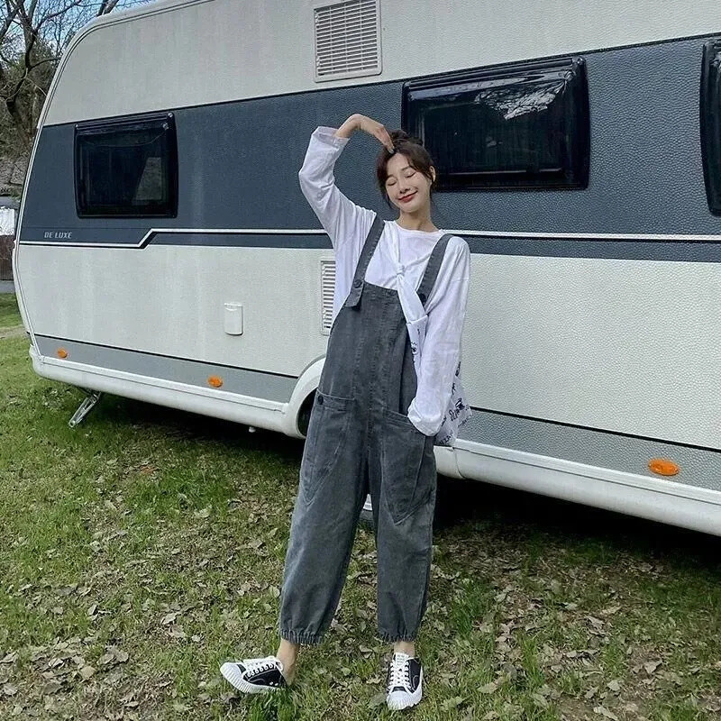 Hlače za 2023. Nove traper hlače Ženske proljeće i jesen Široke kratke hlače do gležnja Široke hlače Trend traperice Ženski kombinezoni