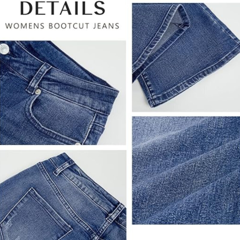 Γυναικείο ψηλόμεσο φαρδύ τζιν Flare τζιν Vintage Y2k Design Sense Slim Fit Straight Tube Παντελόνι Micro Flare Λεπτό τζιν παντελόνι