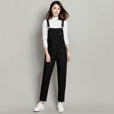 S-8XL Lahtises suuruses Jumpsuit naiste teksapüksid Uued retro suured taskuga teksakombinesoonid vabaaja mood Suures suuruses teksapüksid teksapüksid