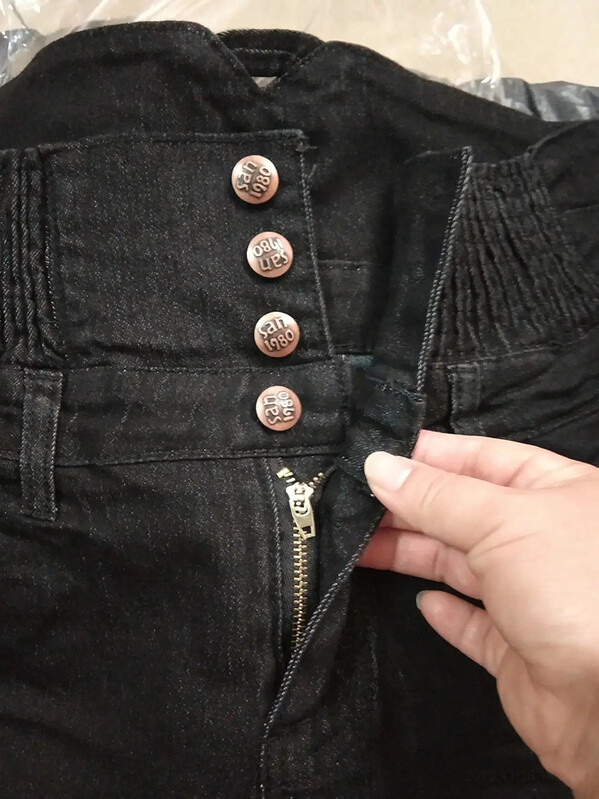 Vintage visokog struka, prekomjerne veličine od 95 kg, uske traper hlače s dugmadima, proljeće i jesen, modne Vaqueros ležerne ženske tajice