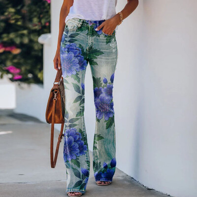 Prindid laienevad teksad, naiste 2024 uued tänavarõivad, trendikas element Hipster Baggy teksad Korea mood eesriided sirge vabaaja teksariiete