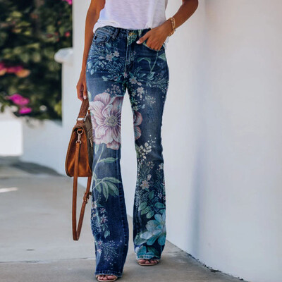 Prindid laienevad teksad, naiste 2024 uued tänavarõivad, trendikas element Hipster Baggy teksad Korea mood eesriided sirge vabaaja teksariiete