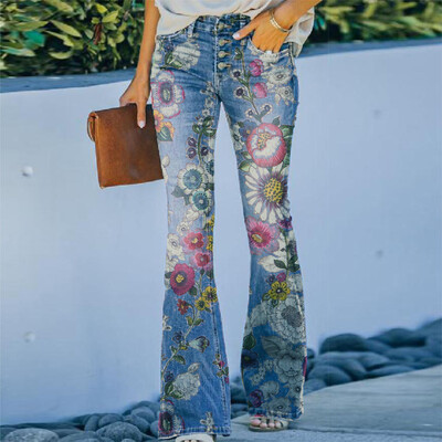 Prindid laienevad teksad, naiste 2024 uued tänavarõivad, trendikas element Hipster Baggy teksad Korea mood eesriided sirge vabaaja teksariiete