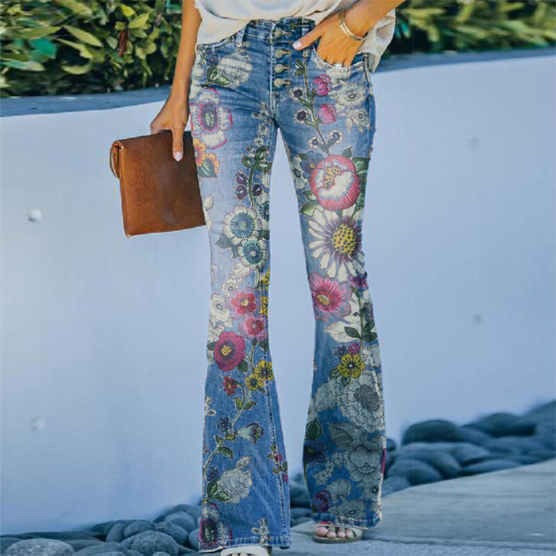 Prindid laienevad teksad, naiste 2024 uued tänavarõivad, trendikas element Hipster Baggy teksad Korea mood eesriided sirge vabaaja teksariiete