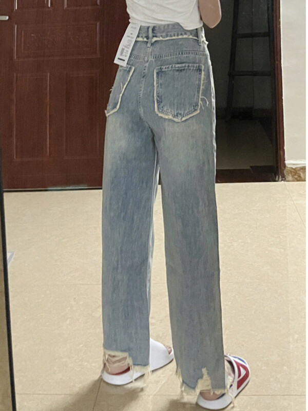 S-5xl traper traperice Ženske vintage s kićankama Udobne hlače u europskom stilu za sve vrste, modne ulične hlače za učenice, prozračne