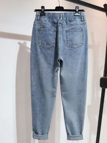 Vintage High Waist Big Size 5xl Harem Jeans Straight Denim Pants Strecth Baggy Vaqueros New Trend Trousers Woman Casual Spodnie