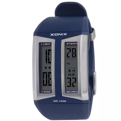 ЗЛАТЕН класически персонализиран модерен модерен водоустойчив 100 м плувен спортен таймер будилник светлина цифров електронен часовник CZ