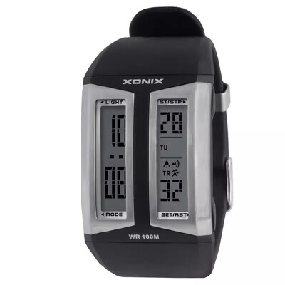 ЗЛАТЕН класически персонализиран модерен модерен водоустойчив 100 м плувен спортен таймер будилник светлина цифров електронен часовник CZ