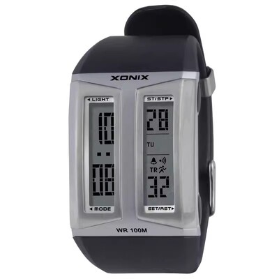 ЗЛАТЕН класически персонализиран модерен модерен водоустойчив 100 м плувен спортен таймер будилник светлина цифров електронен часовник CZ