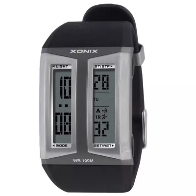 ЗЛАТЕН класически персонализиран модерен модерен водоустойчив 100 м плувен спортен таймер будилник светлина цифров електронен часовник CZ