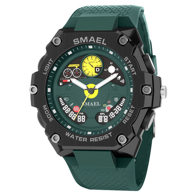 Uued spordikellad meestele sõjaväekellad sõjaväe digitaalsed LED-käekellad aaa kellad meeste 8092 elektroonilised kellad digitaalsed LED-i