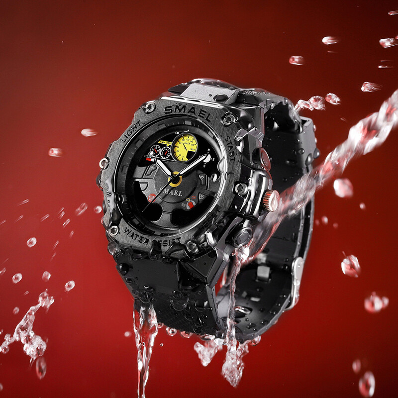 Uued spordikellad meestele sõjaväekellad sõjaväe digitaalsed LED-käekellad aaa kellad meeste 8092 elektroonilised kellad digitaalsed LED-i